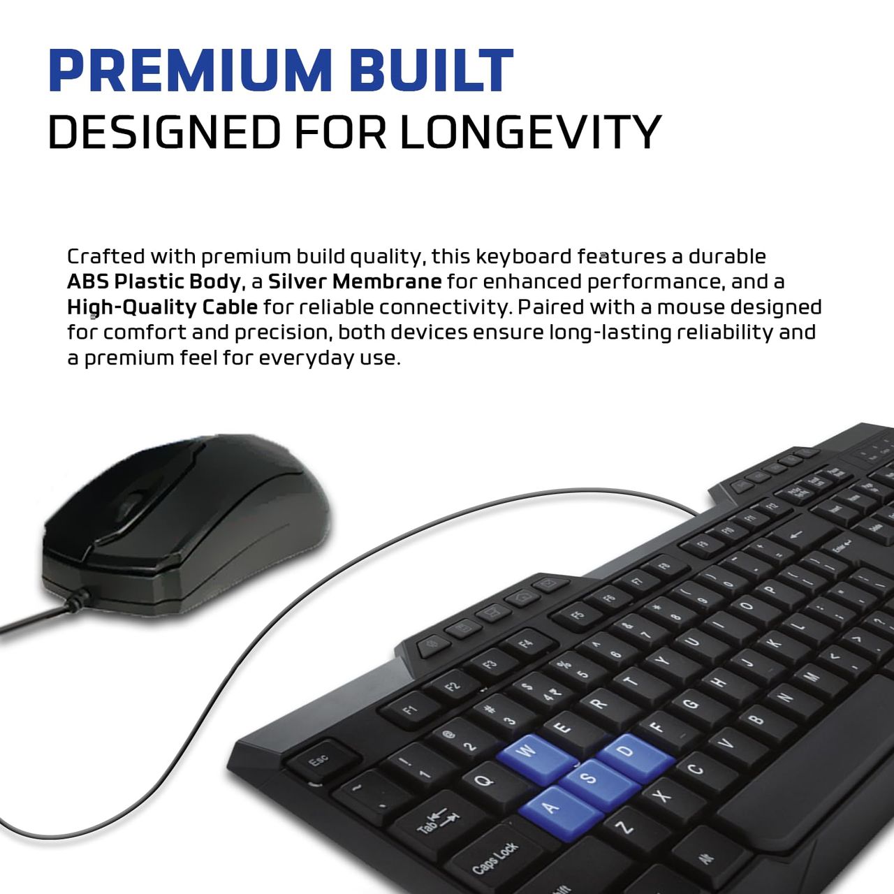 Amkette Xcite Neo Keyboard & Mouse Usb