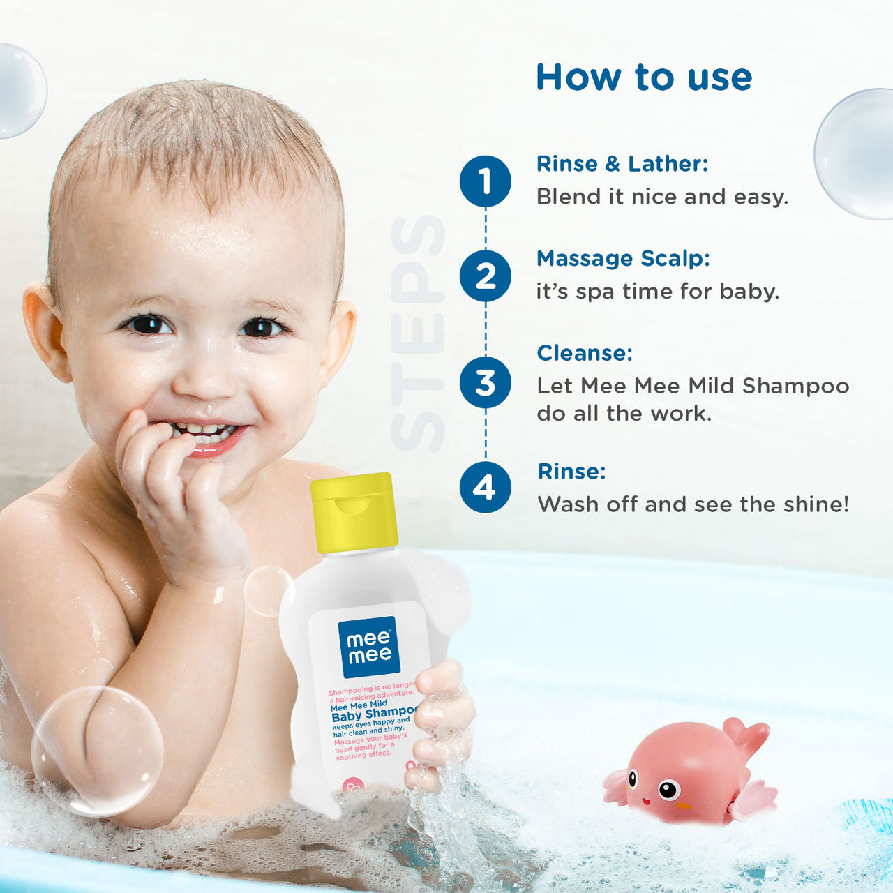 Mee Mee Mild Baby Shampoo For Kids | 0+ months