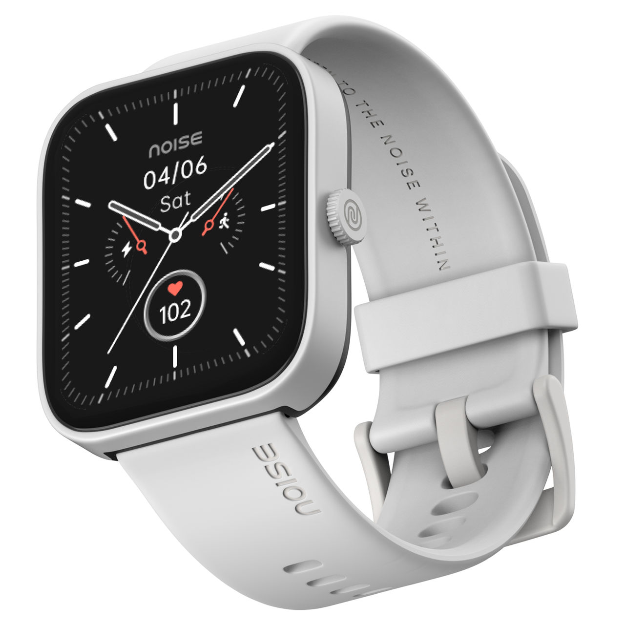 Noise ColorFit Caliber Smartwatch | LIGHT GREY