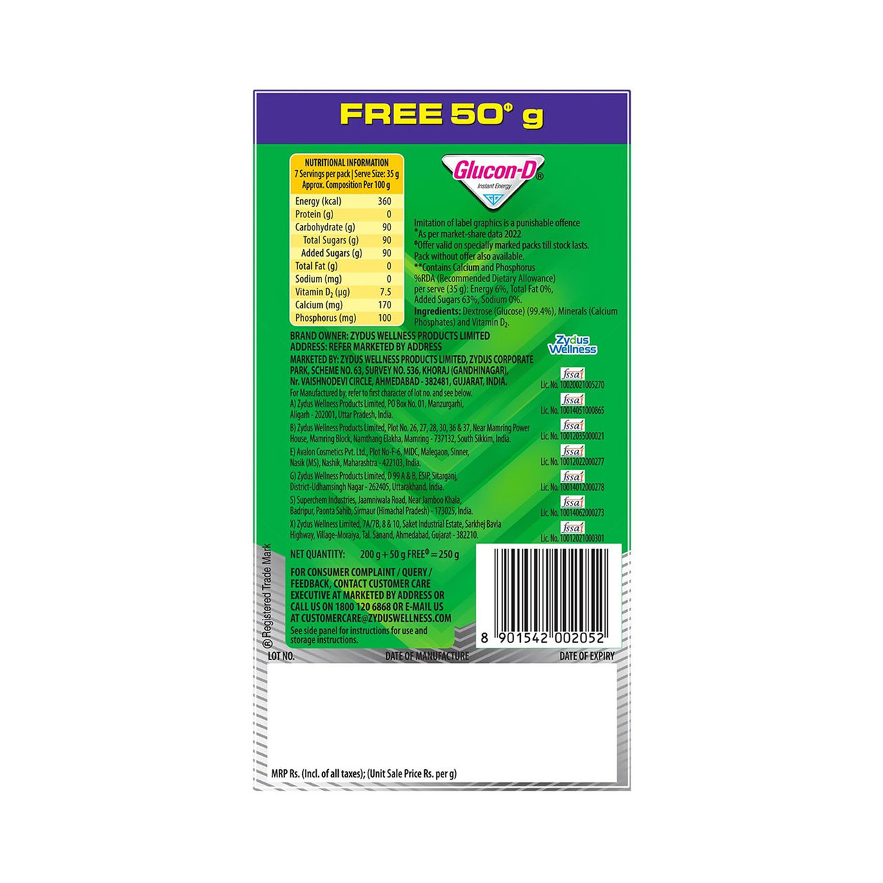Glucon-D Regular Glucose Powder