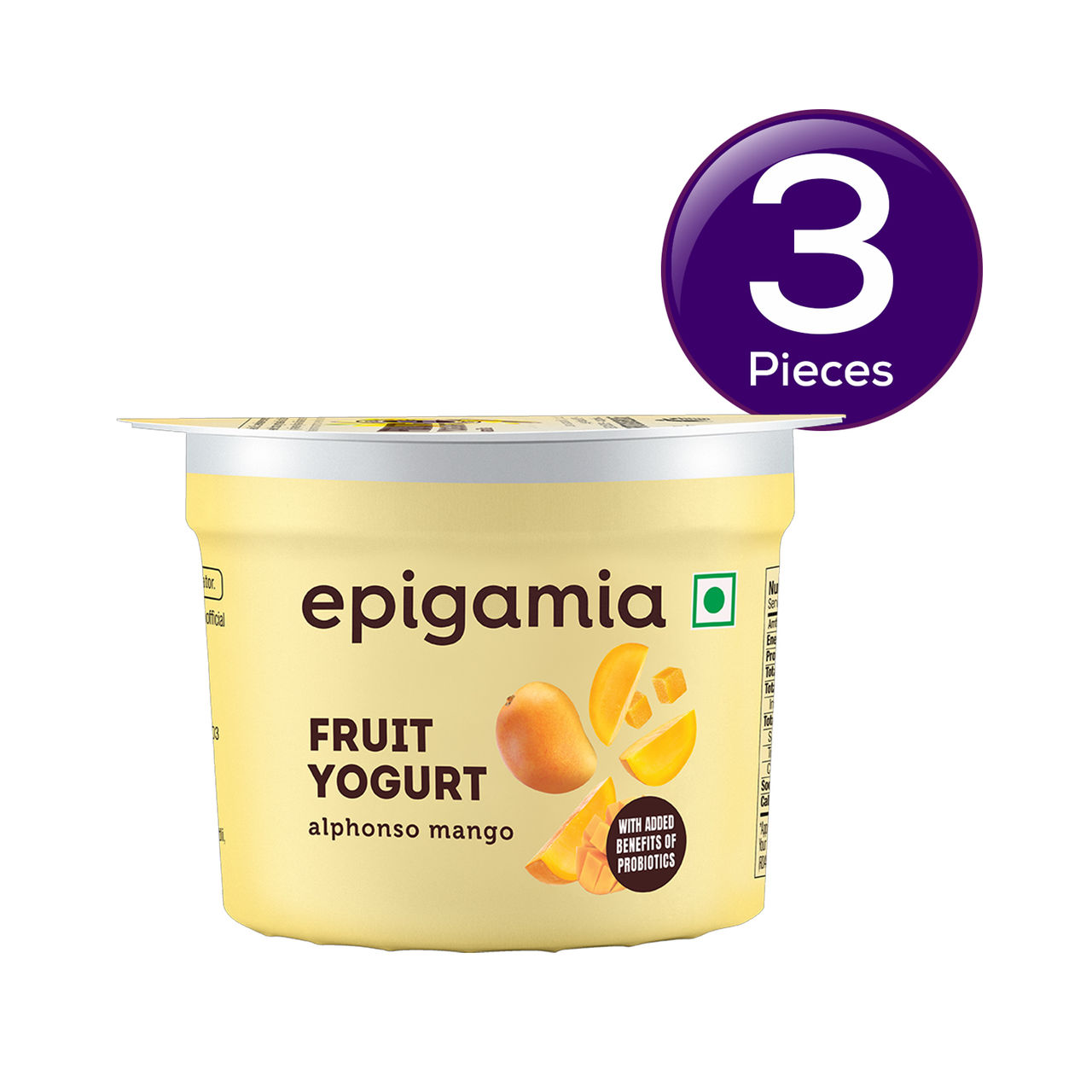 Epigamia Fruit Yogurt- Mango 75 g Combo