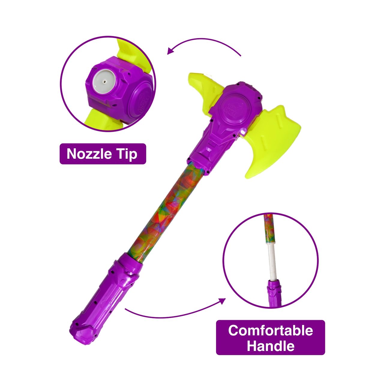 Tom Uncle Special Axe Water Pipe Pichkari for Holi