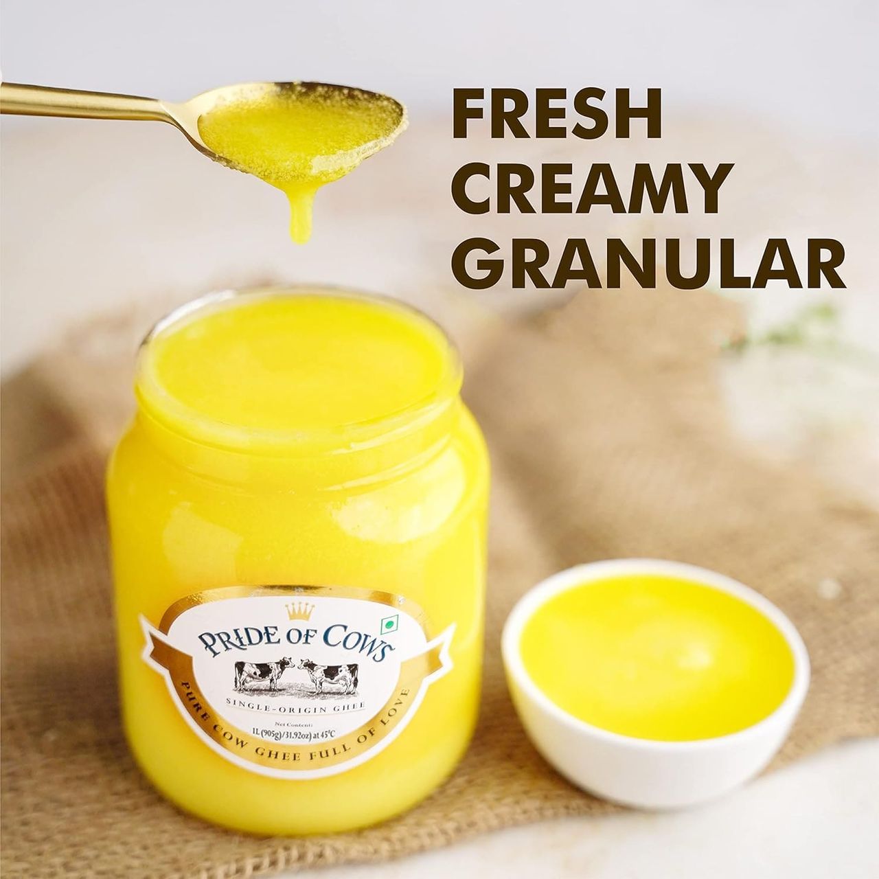 Pride Of Cows Pure Cow Ghee - Single Origin