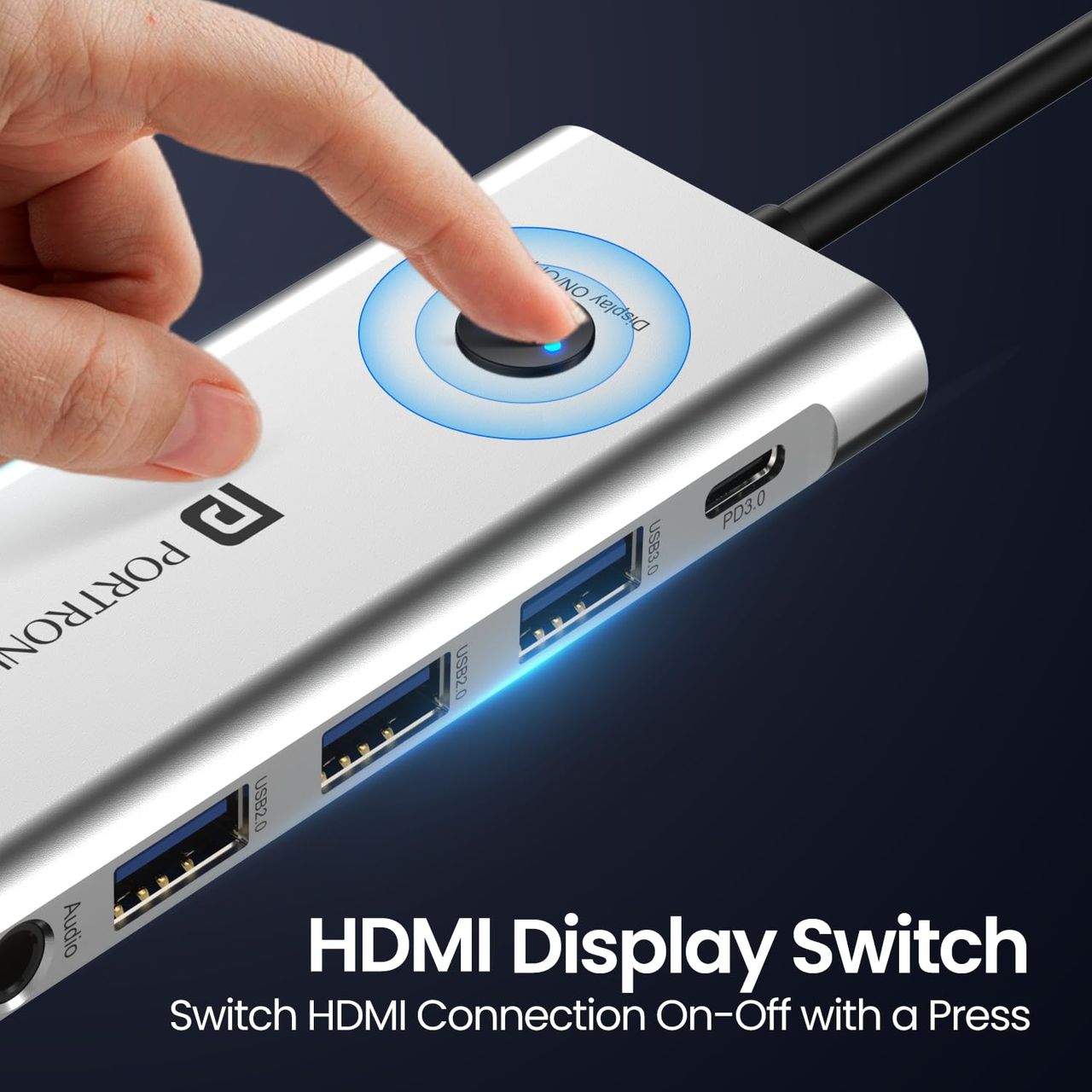 Portronics Mport One 9-In-1 Usb Hub With Card Reader