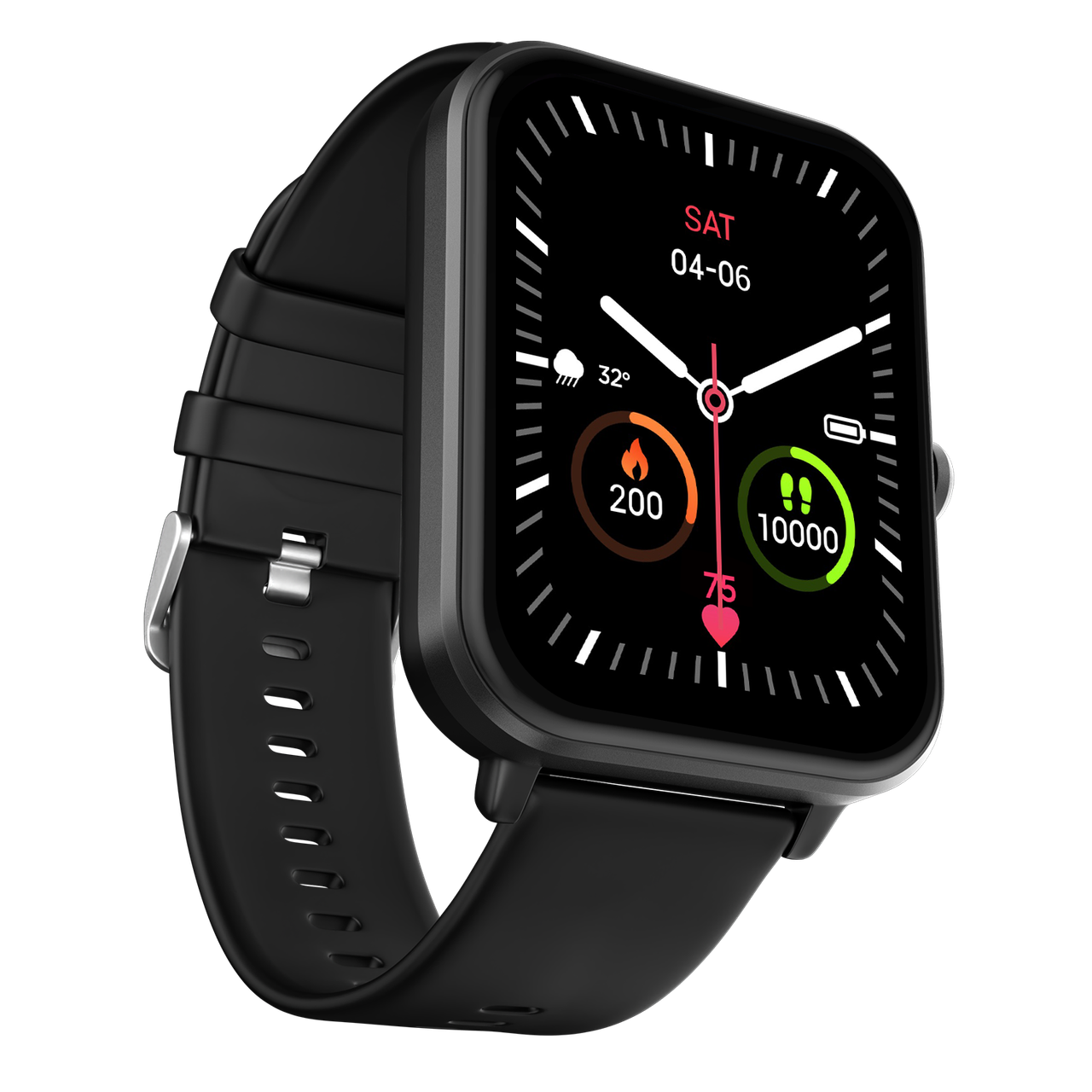 Fire-Boltt Ninja Calling Pro Plus Smartwatch | 1.83" Display | BT Calling - Black