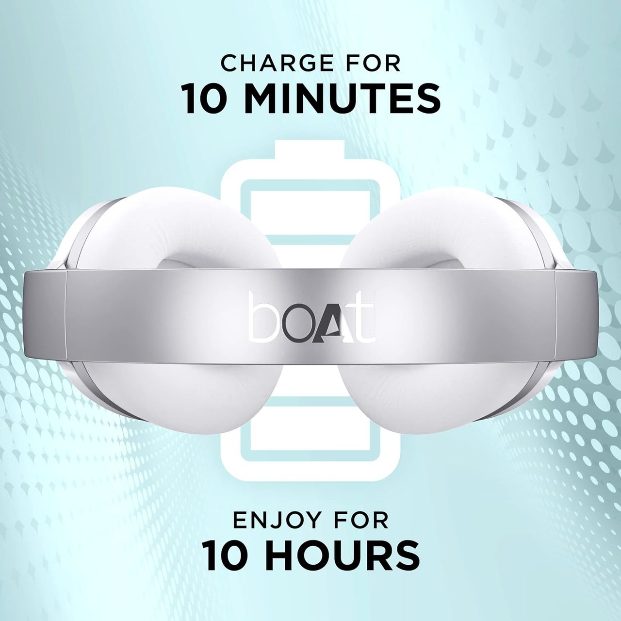boAt Nirvanaa 751 Anc Over Ear Bt Headphones W Anc Upto 33Db 65H Playtime - Sterling Silver
