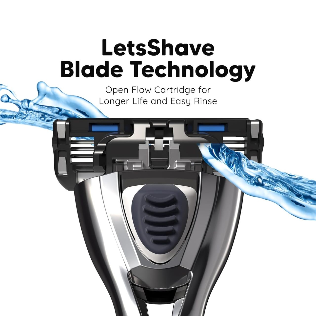 Letsshave Pro 3 Cartridges With Hollow Guard Bar For Men