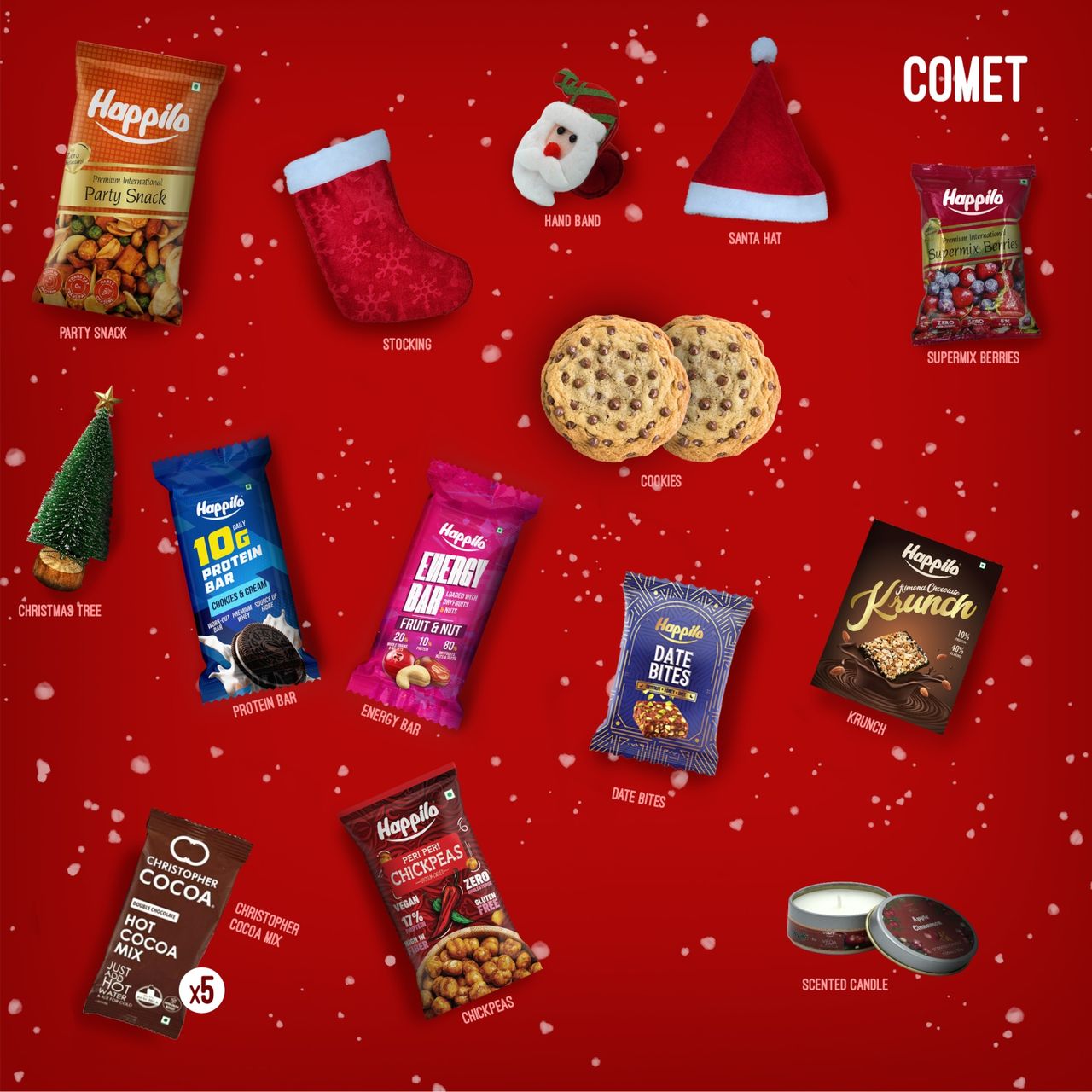 Happilo New Year Gift Box Comet