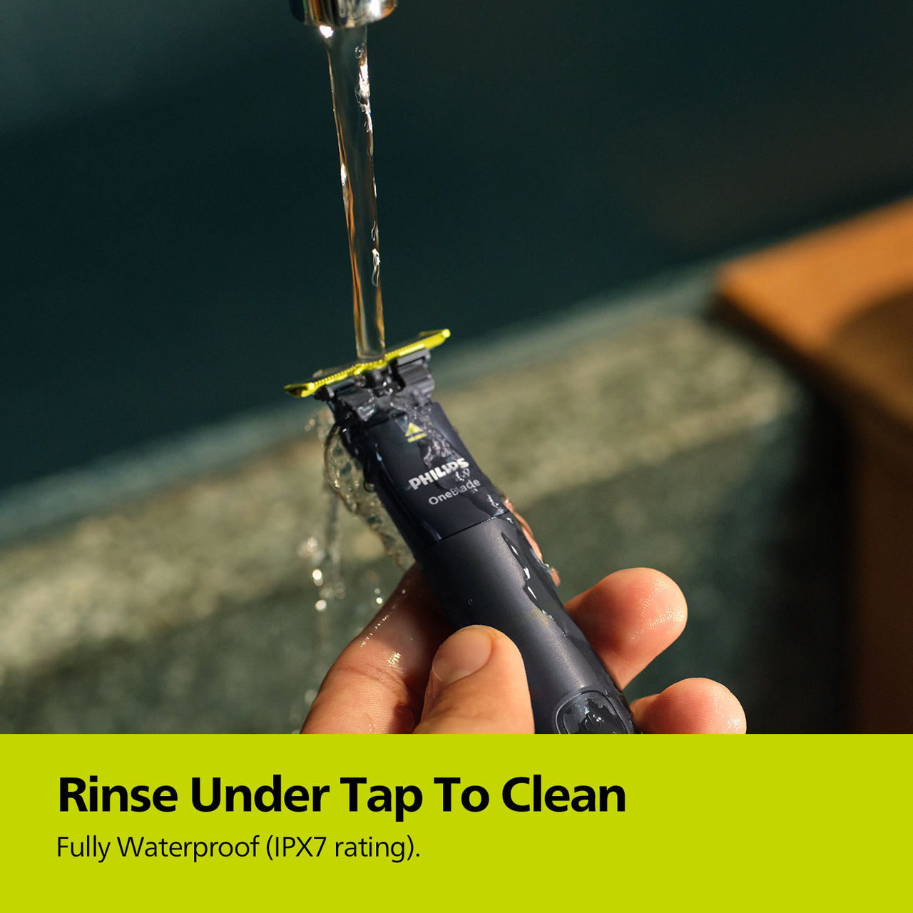Philips OneBlade Hybrid Trim Edge Shave|Patented Blade|Designed for Skin Comfort|QP1424/10