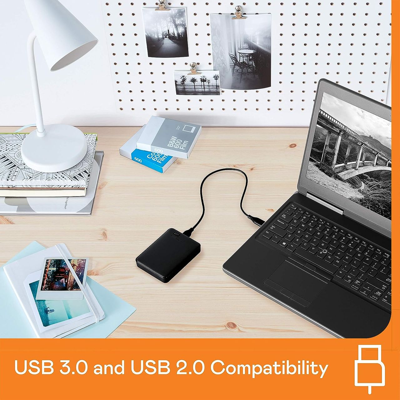 Western Digital Wd 2Tb Elements Portable Hard Disk Drive - Usb 3.0 External Hdd