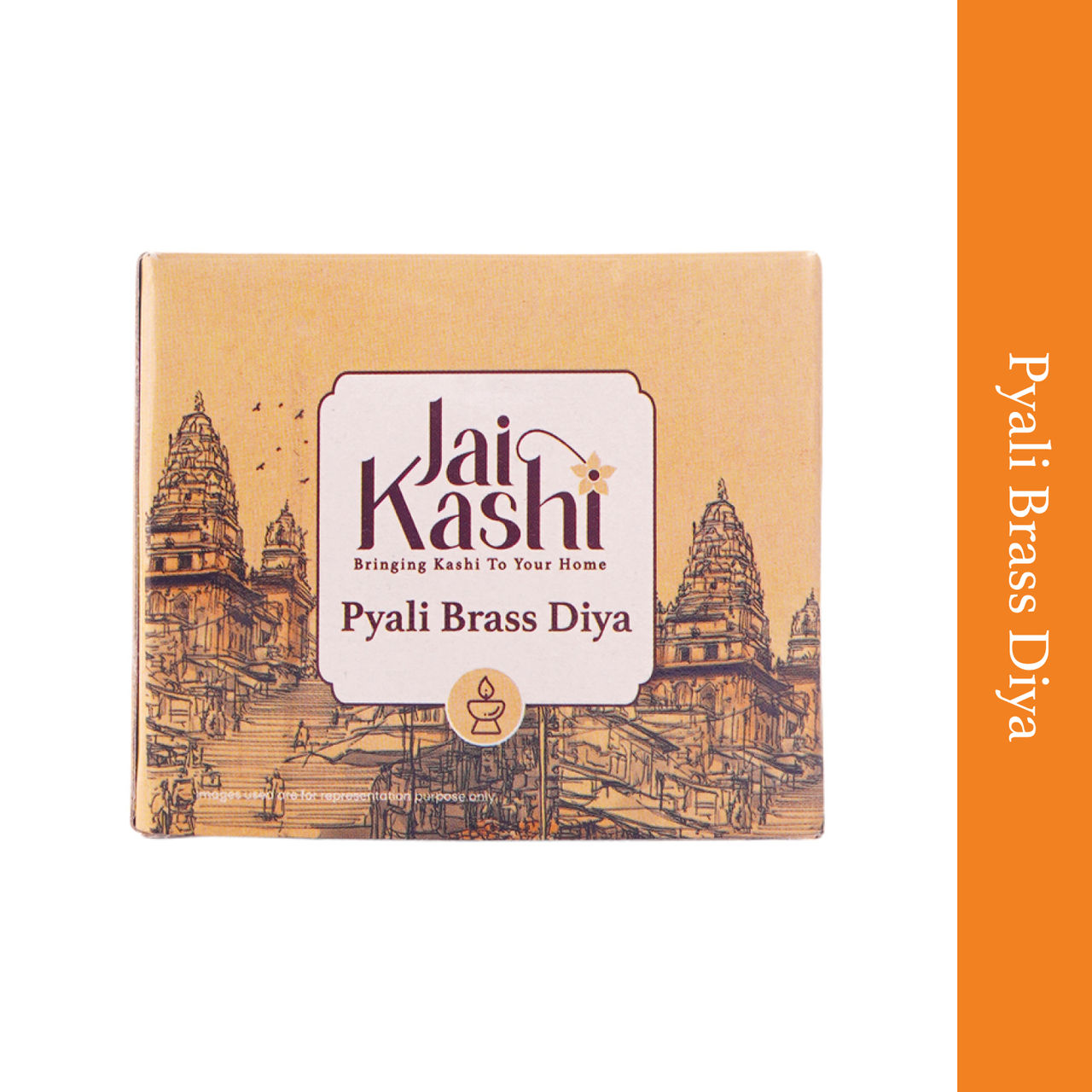 Jai Kashi Pyali Brass Diya