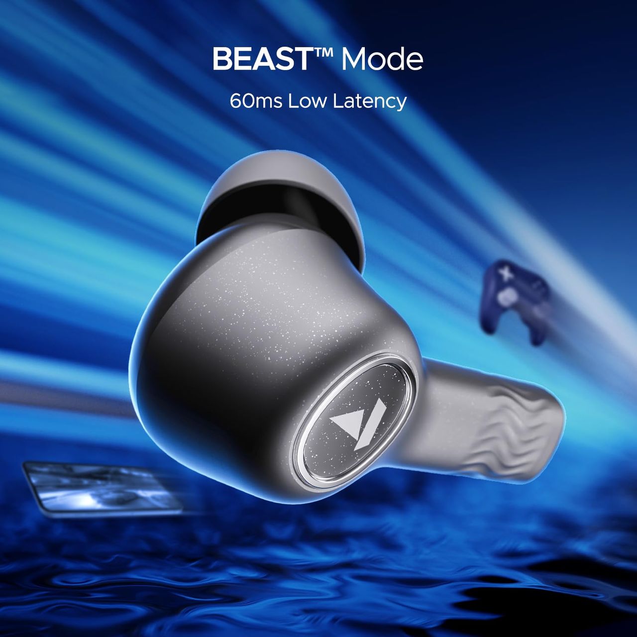boAt Nirvana Ion ANC TWS Earbuds w/ 120H Playtime, ANC upto 32dB & In-Ear Detection (Crystal Black)