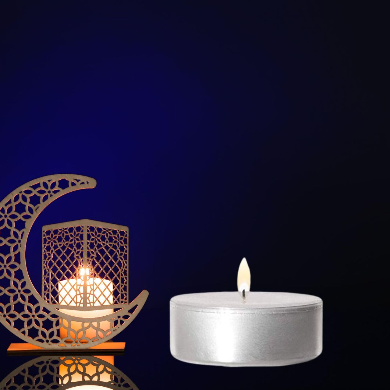 Go Hooked Wax Tealight Candles | 3-Hour Burn Time | Smokeless | No Residue | Pack Of 100