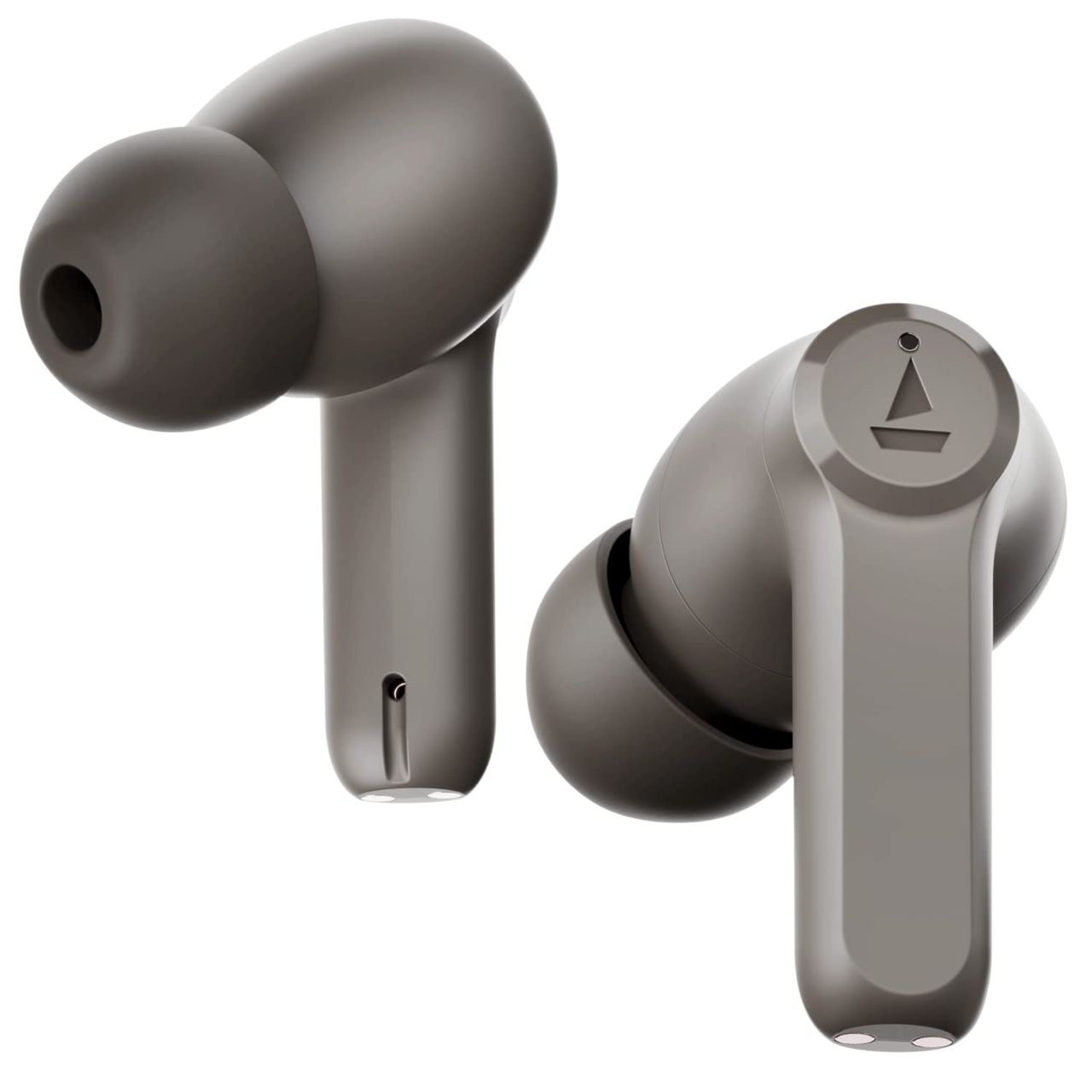 boAt Airdopes 393anc Tws Earbuds W/ 32db Hybrid Anc, Quad Mics With Enx Tech(Davy's Grey)