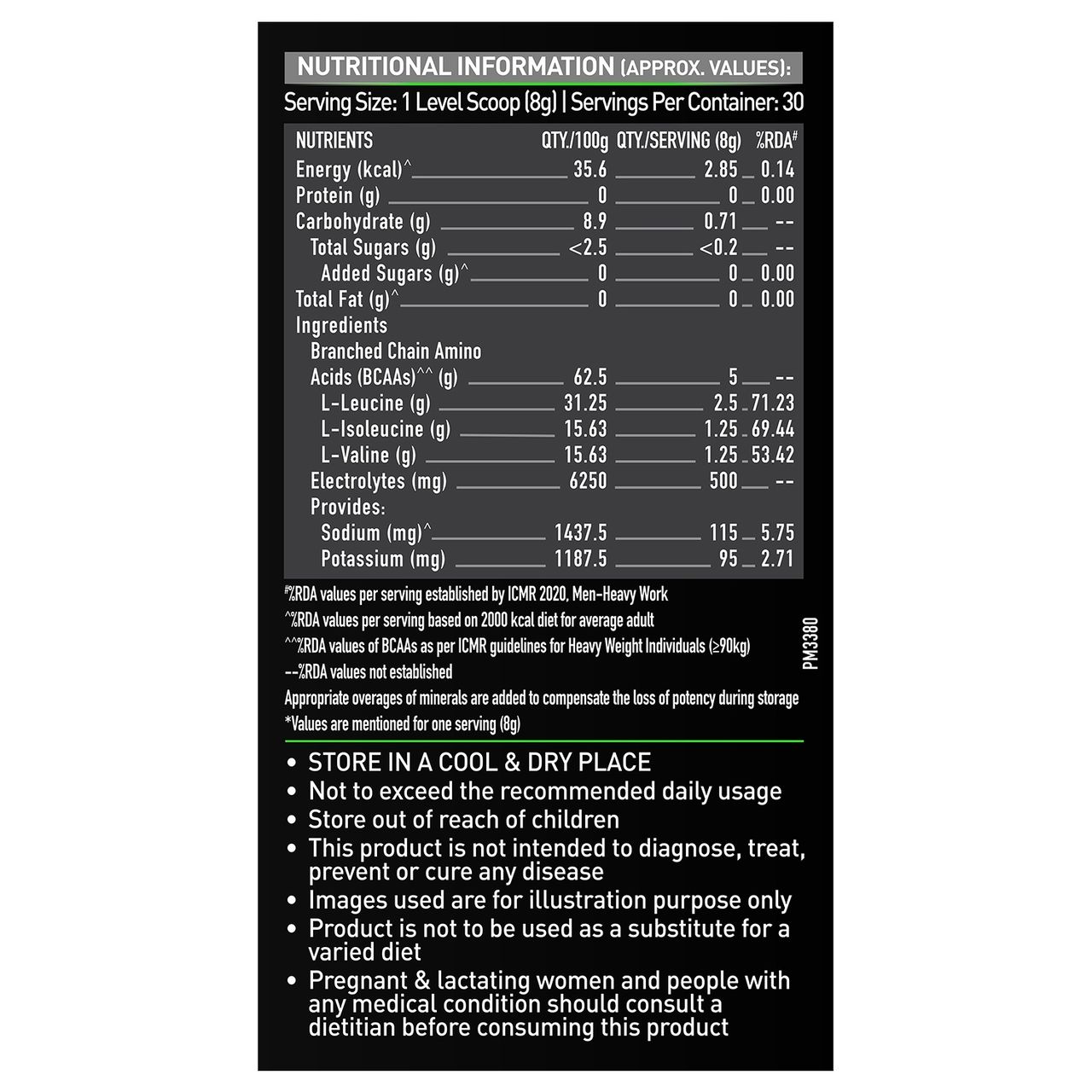 Muscleblaze Bcaa Pro, Powerful Intra Workout With 5 G Vegan Bcaas (Tropical Fest, 30 Servings) 240 g Combo