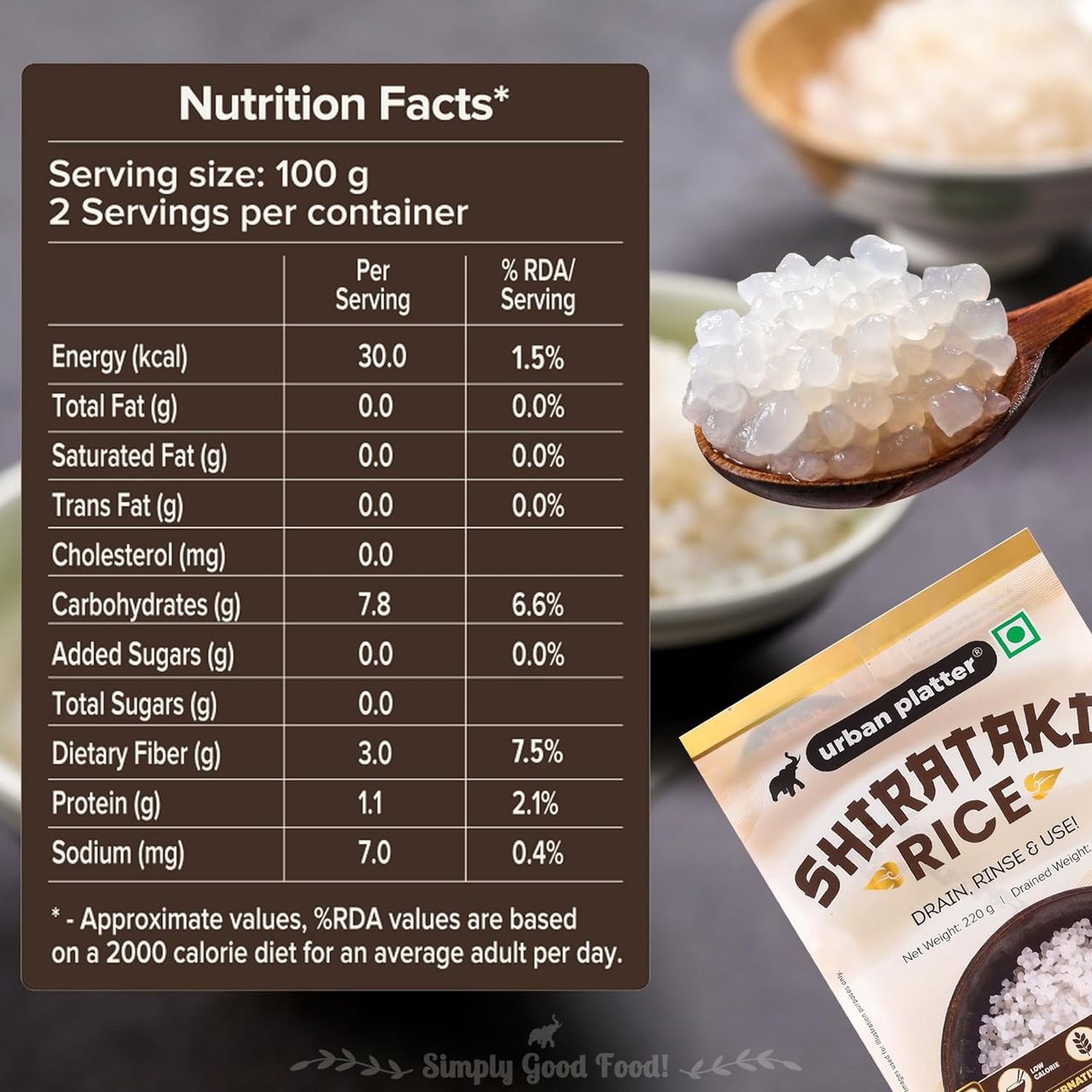 Urban Platter Shirataki Short-Grain Rice