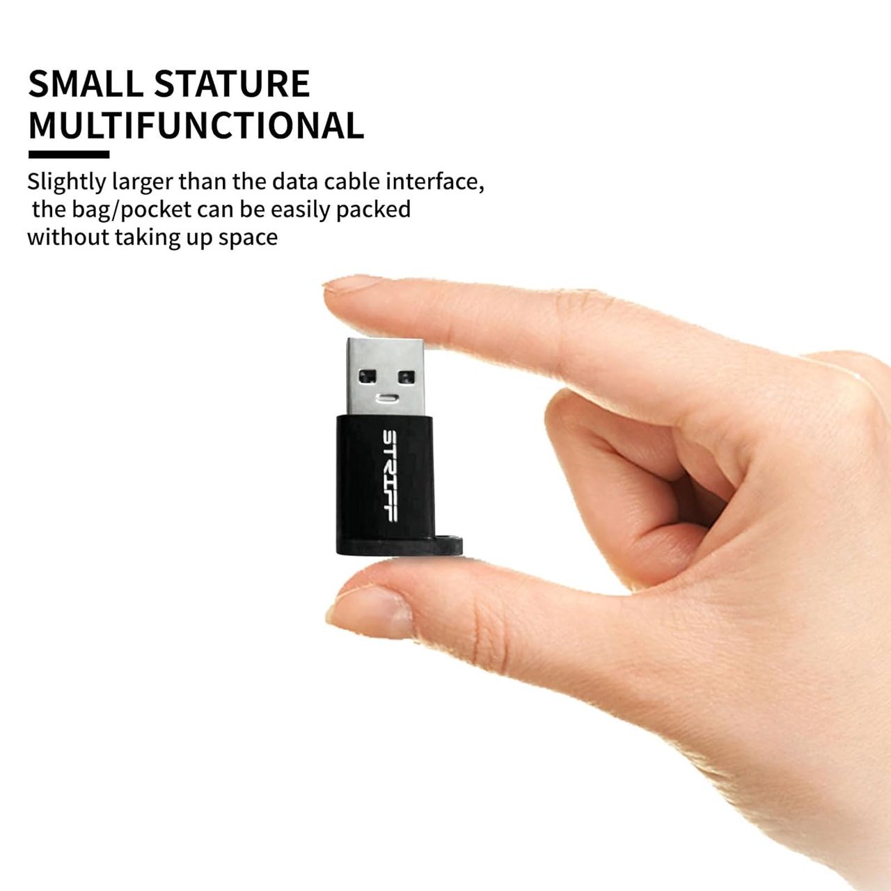 Striff Otg Type A Usb, Usb To Type C, Type C To Usb Connector Compatible With All Type C