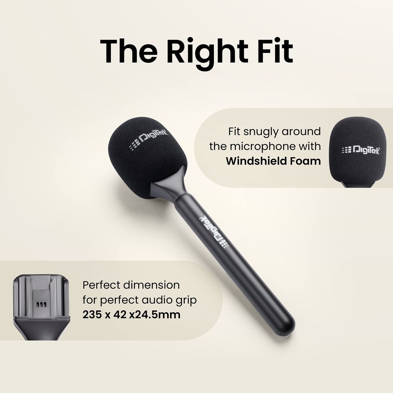 Digitek Handheld Mic Adapter DHMA-101