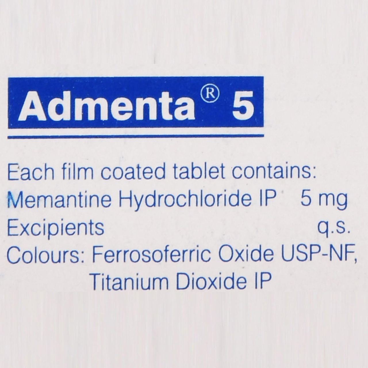 Admenta 5 Tablets