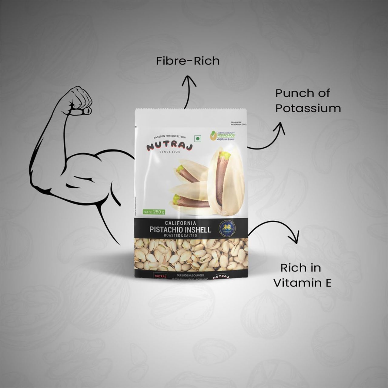 Nutraj California Roasted & Salted Pista