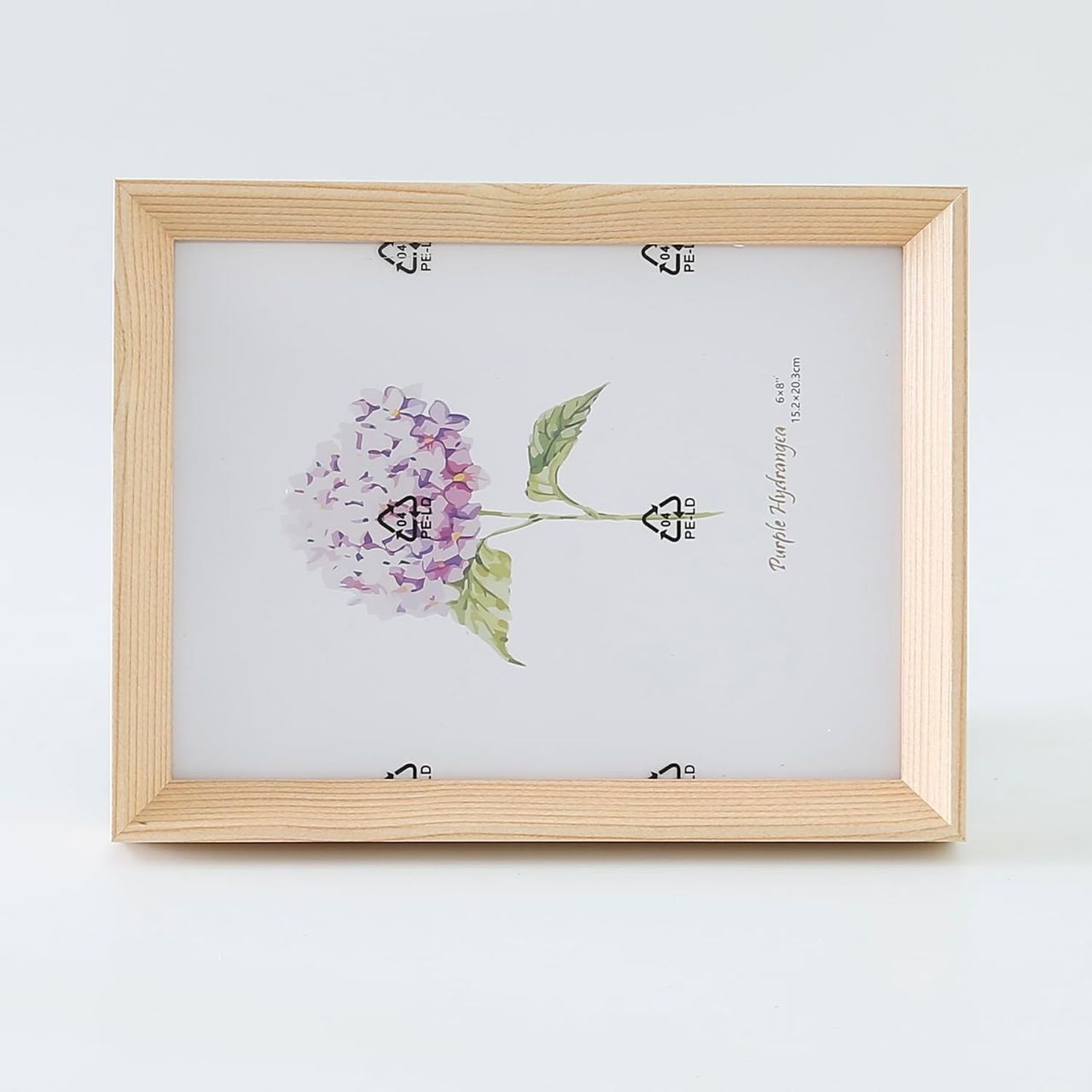 Kuber Industries Photo Frame | Horizontal & Vertical | Crystal Clear Glass | 16.7x21.8 CM|Natural