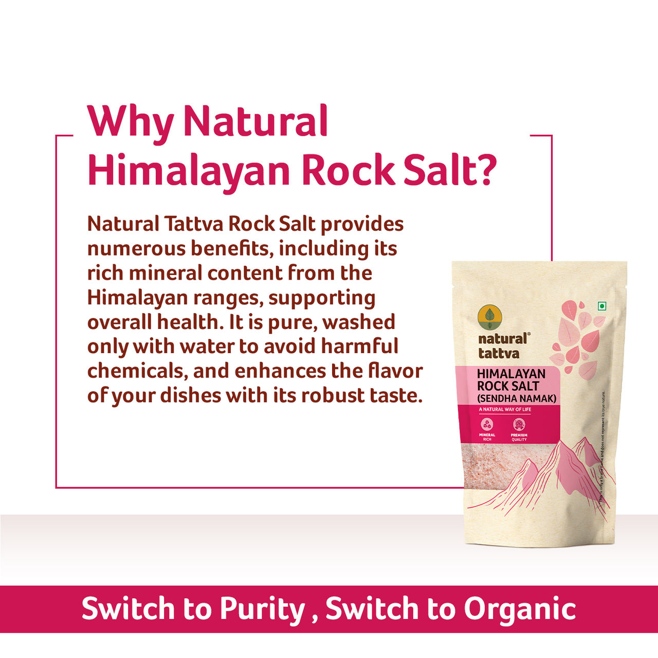 Natural Tattva Rock Salt