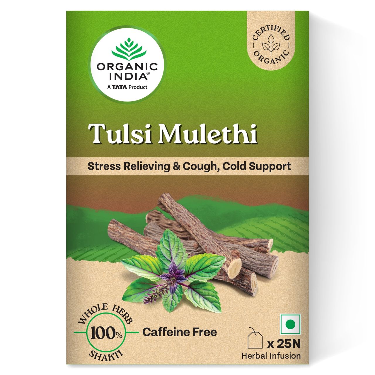 Organic India Tulsi Mulethi Organic Herbal Tea
