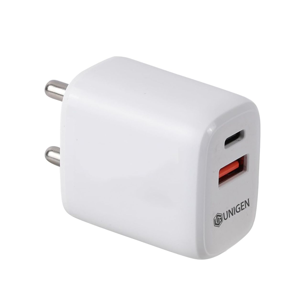 Unigen Unigen 30W Dual Usb-A + Usb-C Wall Charger Compact Design Power Adapter For Fast Charging