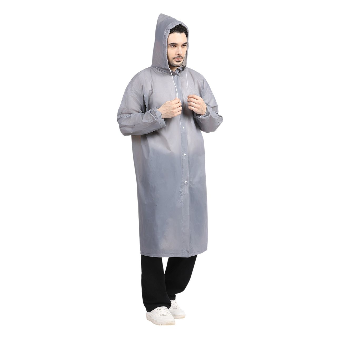 Citizen EVA Raincoat Poncho - Grey-CP04