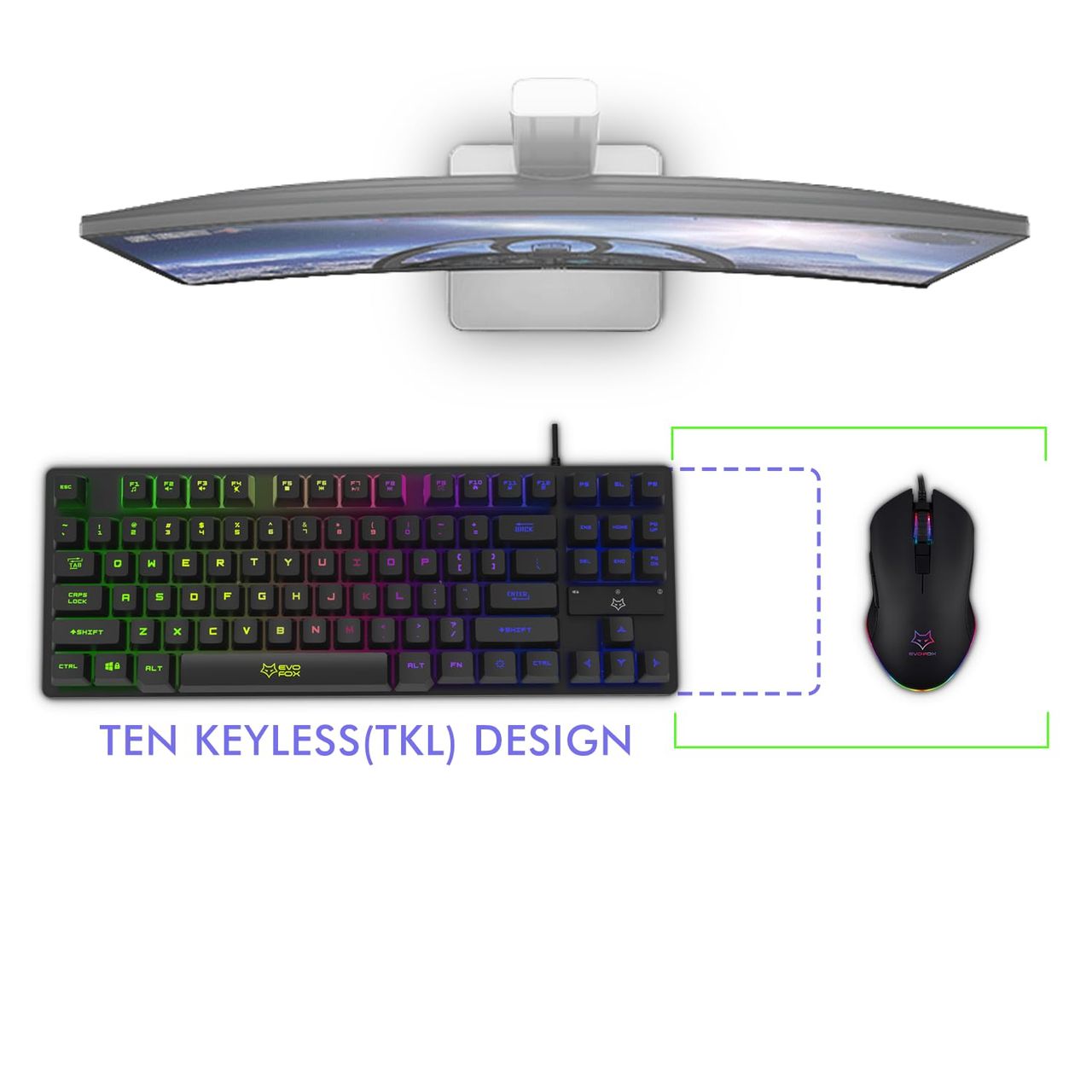Evofox Fireblade Gaming Keyboard Usb