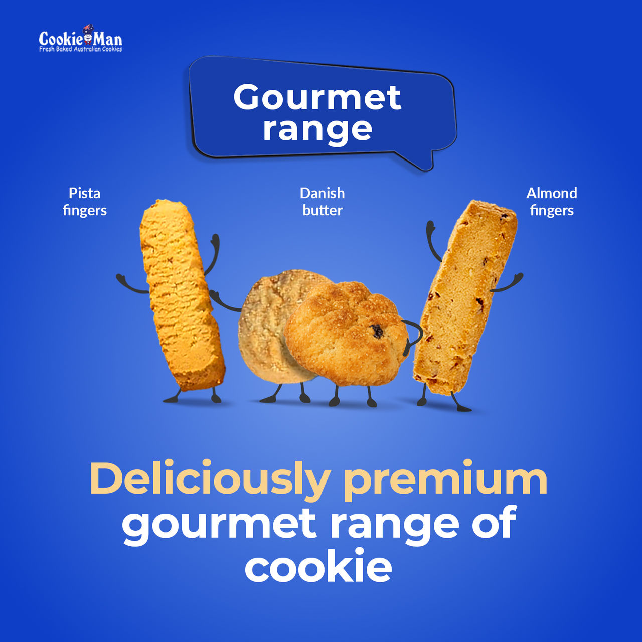 Cookie Man Danish Butter Cookies Biscuits