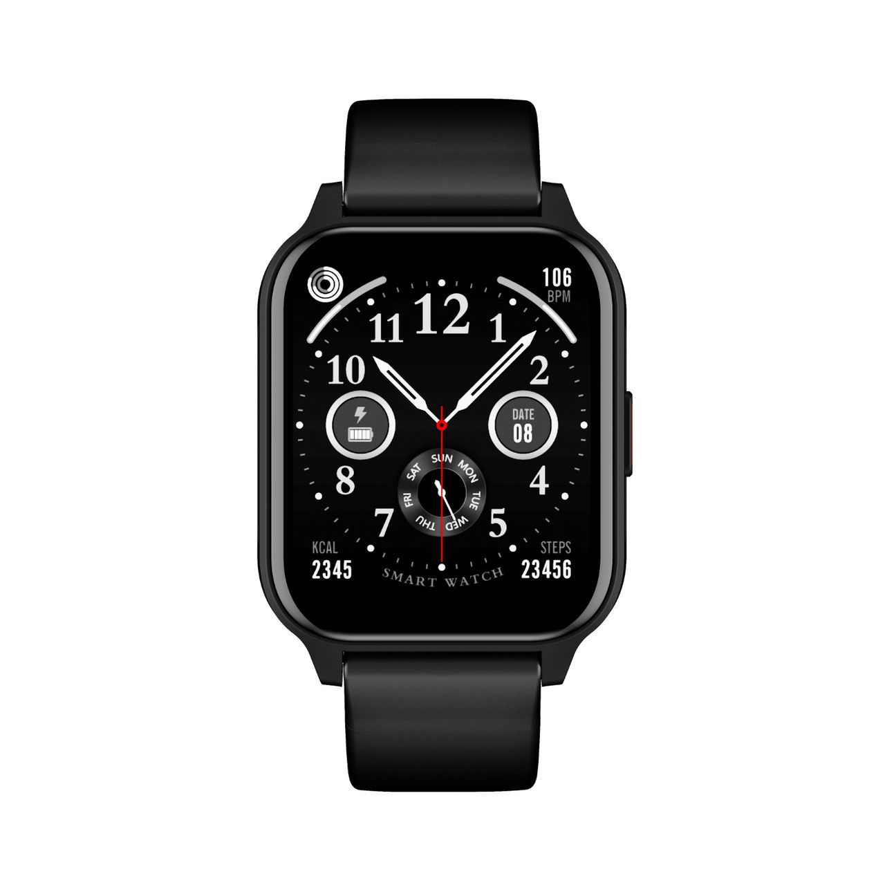 boAt Wave Magma Smartwatch | 1.96" Display | BT Calling - Charcoal Black