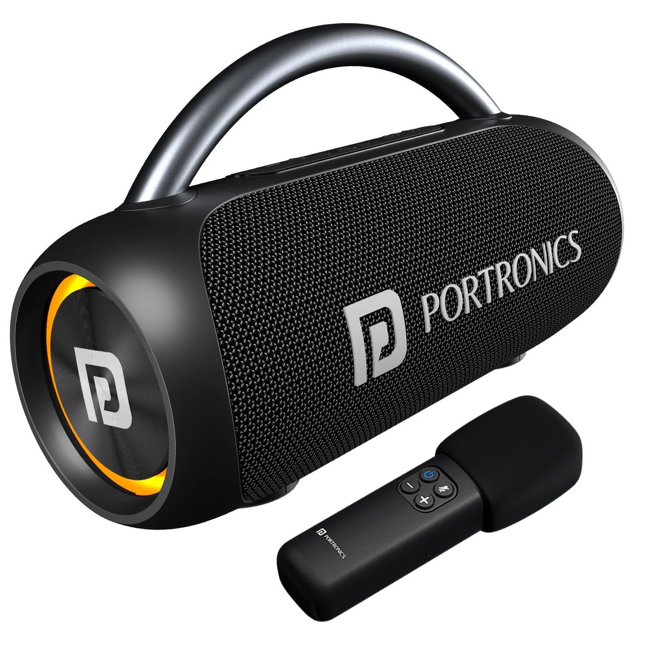 Portronics 30W Radiant 2 Portable Bluetooth Speaker | BT5.3v | Type-C | Black