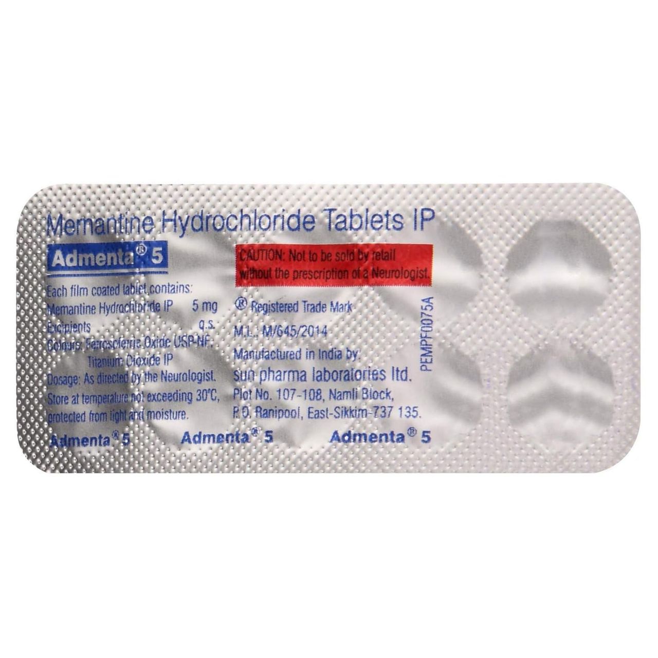 Admenta 5 Tablets