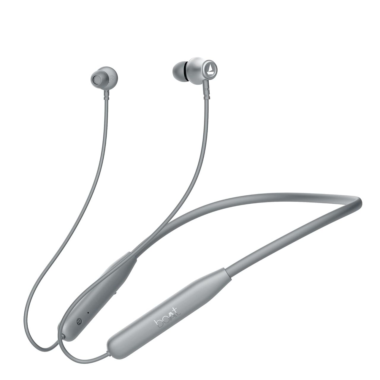 boAt Rockerz 111 Bluetooth Neckband with 40 hrs Playback,ENx Technology, Beast Mode(60ms)(Ash Grey)