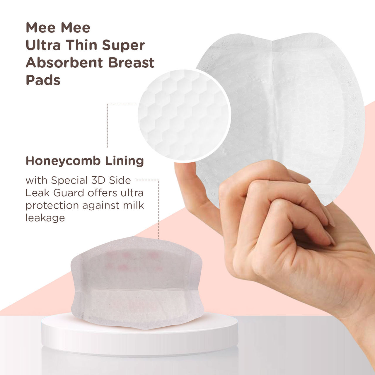Mee Mee Ultra Thin Breast Pads | White