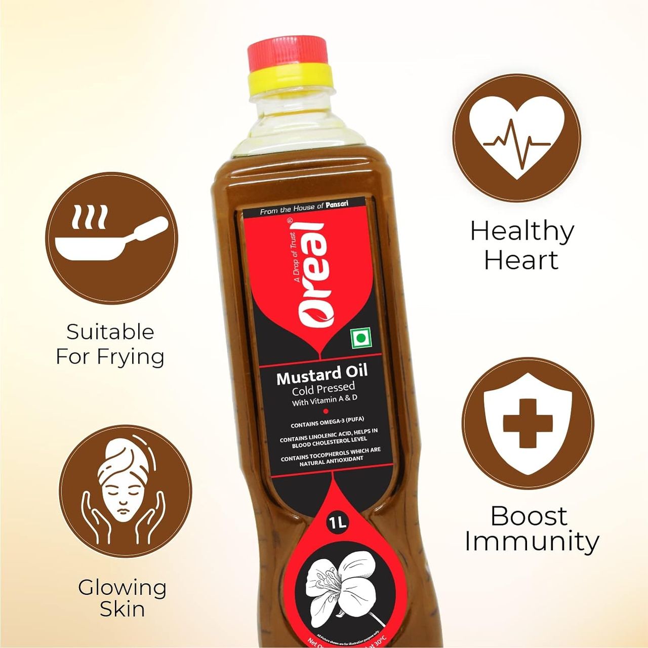 Oreal Mustard Oil Cold Pressed