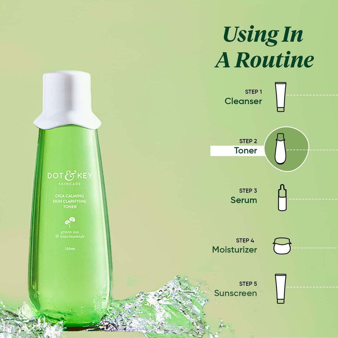 Dot & Key Cica Calming Skin Clarifying Toner