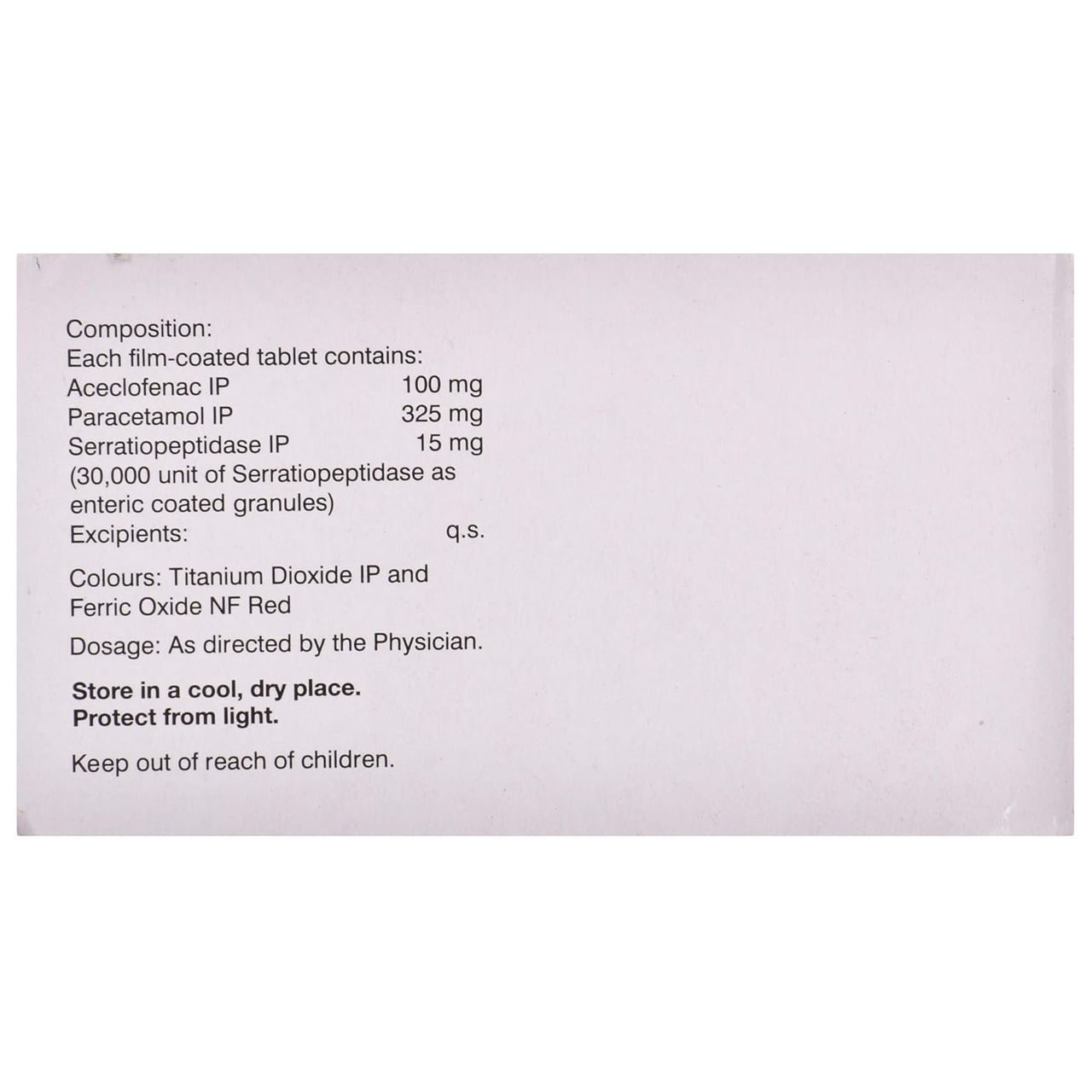 Aceclo-Sera Tablets