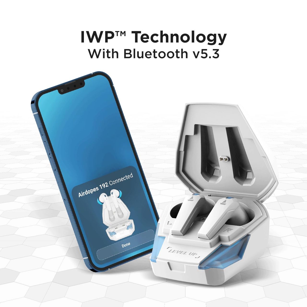 boAt Airdopes 192 Tws Earbuds W/ 30h Playback, Beast Mode W/ 40 Ms Super-low Latency(White Sabre)