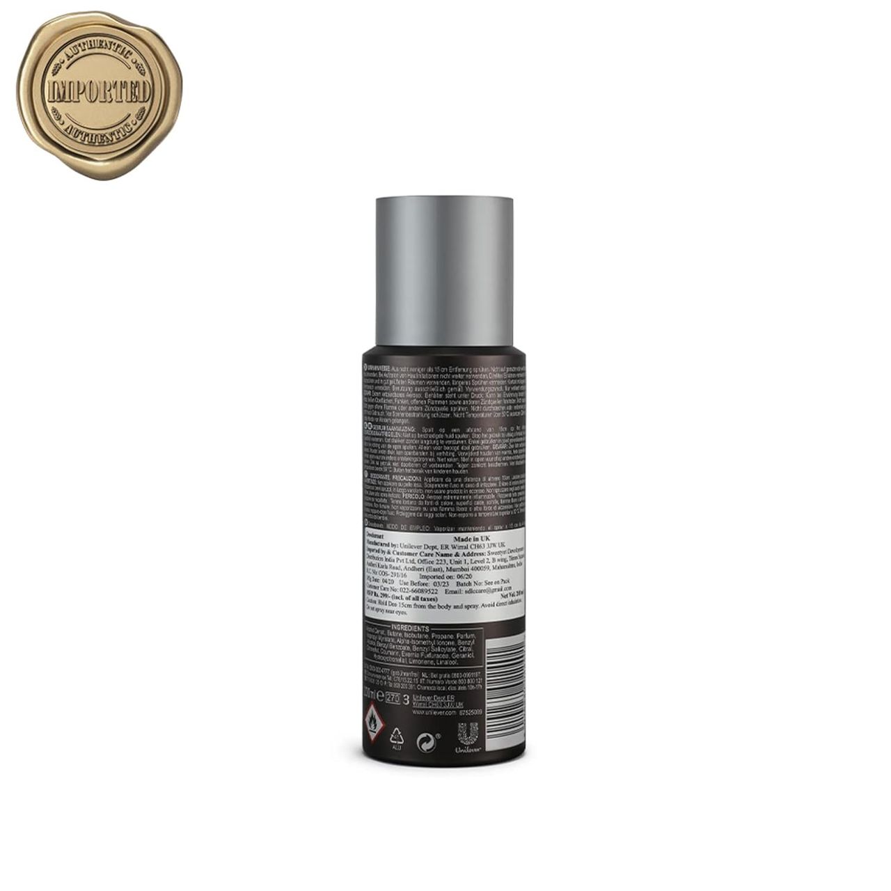 Brut Musk Deodorant Spray For Men, Long-Lasting Musky Fragrance, Imported 200 ml Combo