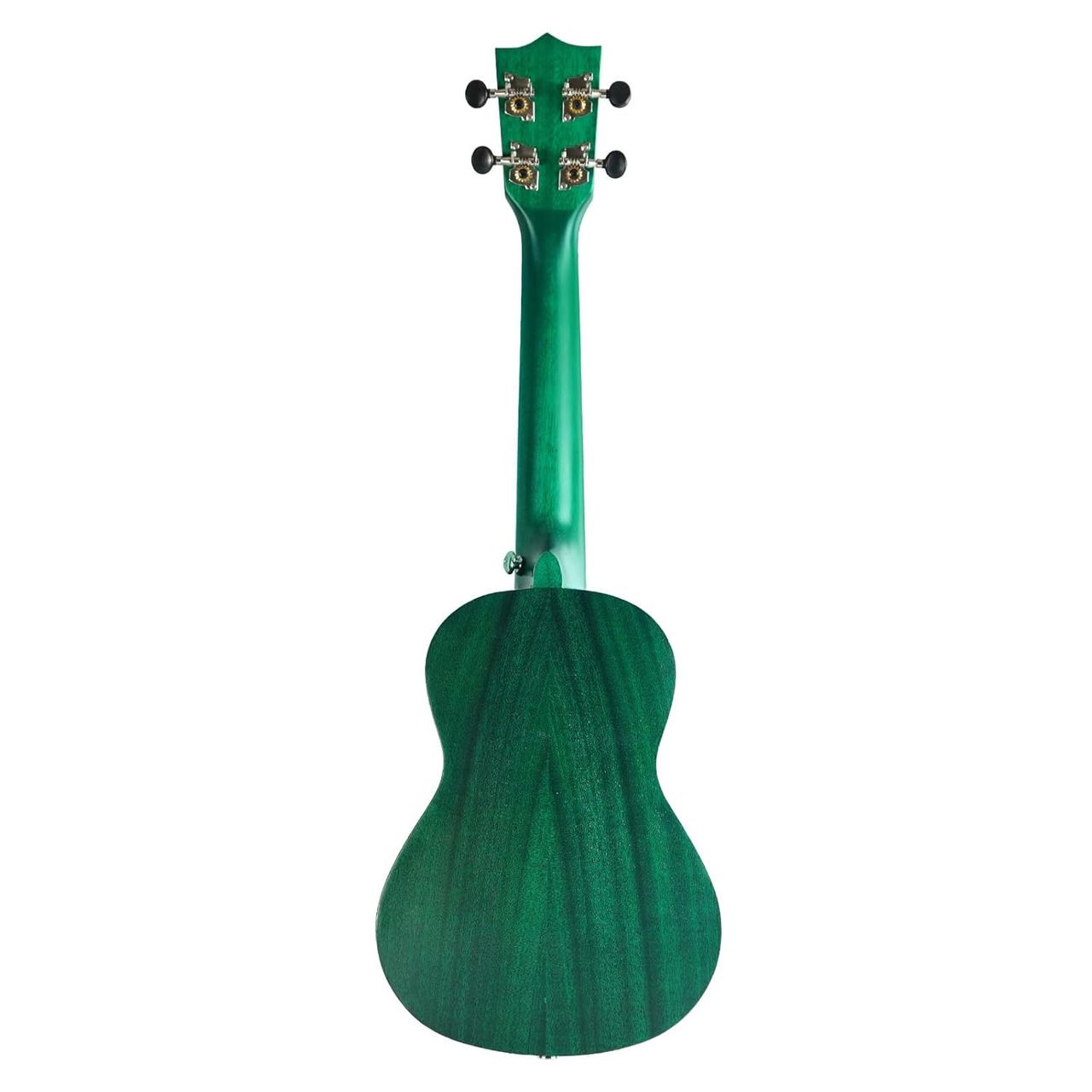 Kadence Concert Ukulele 23 Inch - Fluorocarbon Strings | Matte Finish | Strap & Bag | Green