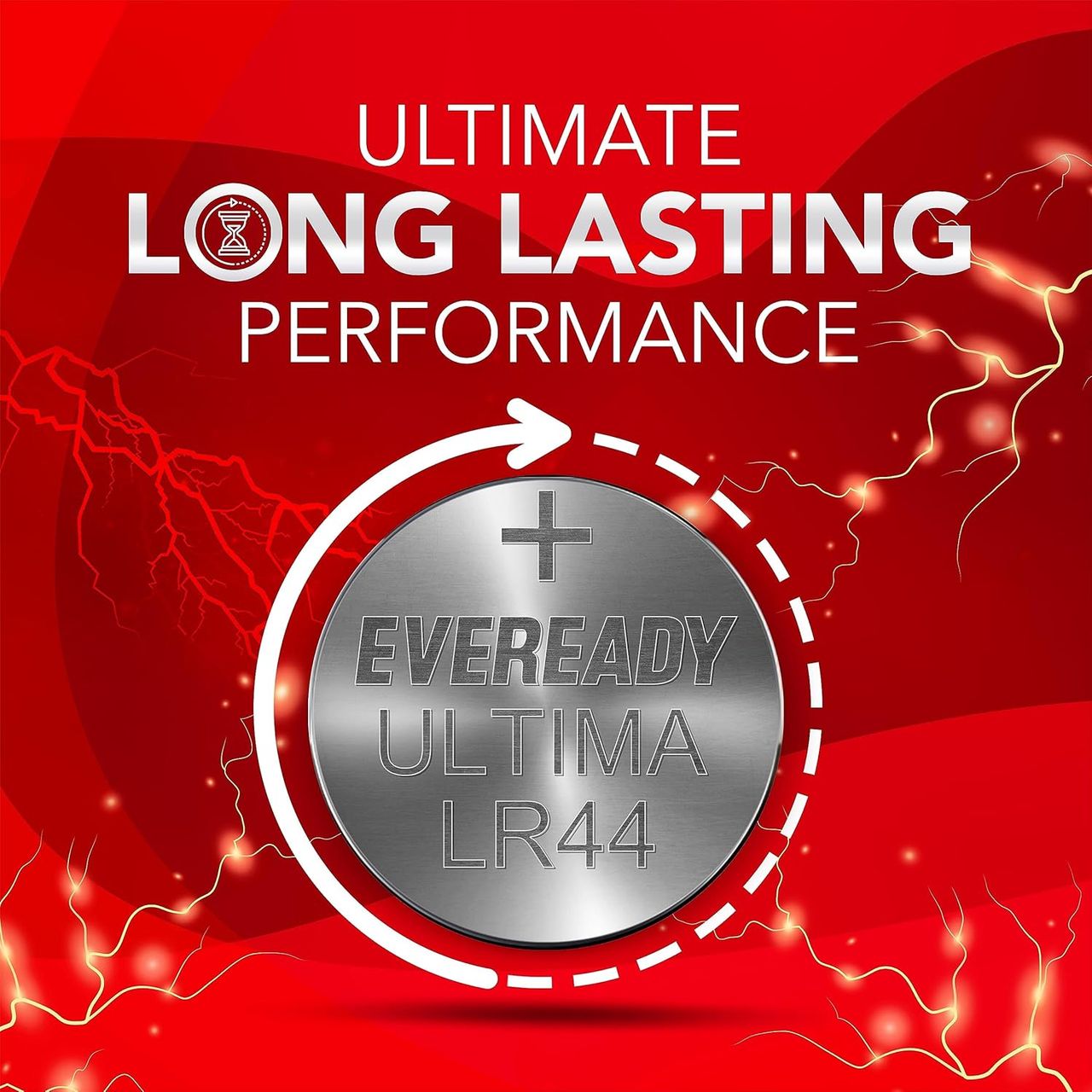 Eveready 1.5V Ultima Lithium Coin Battery (1 Pack - 10 Pieces) | (Lr44)