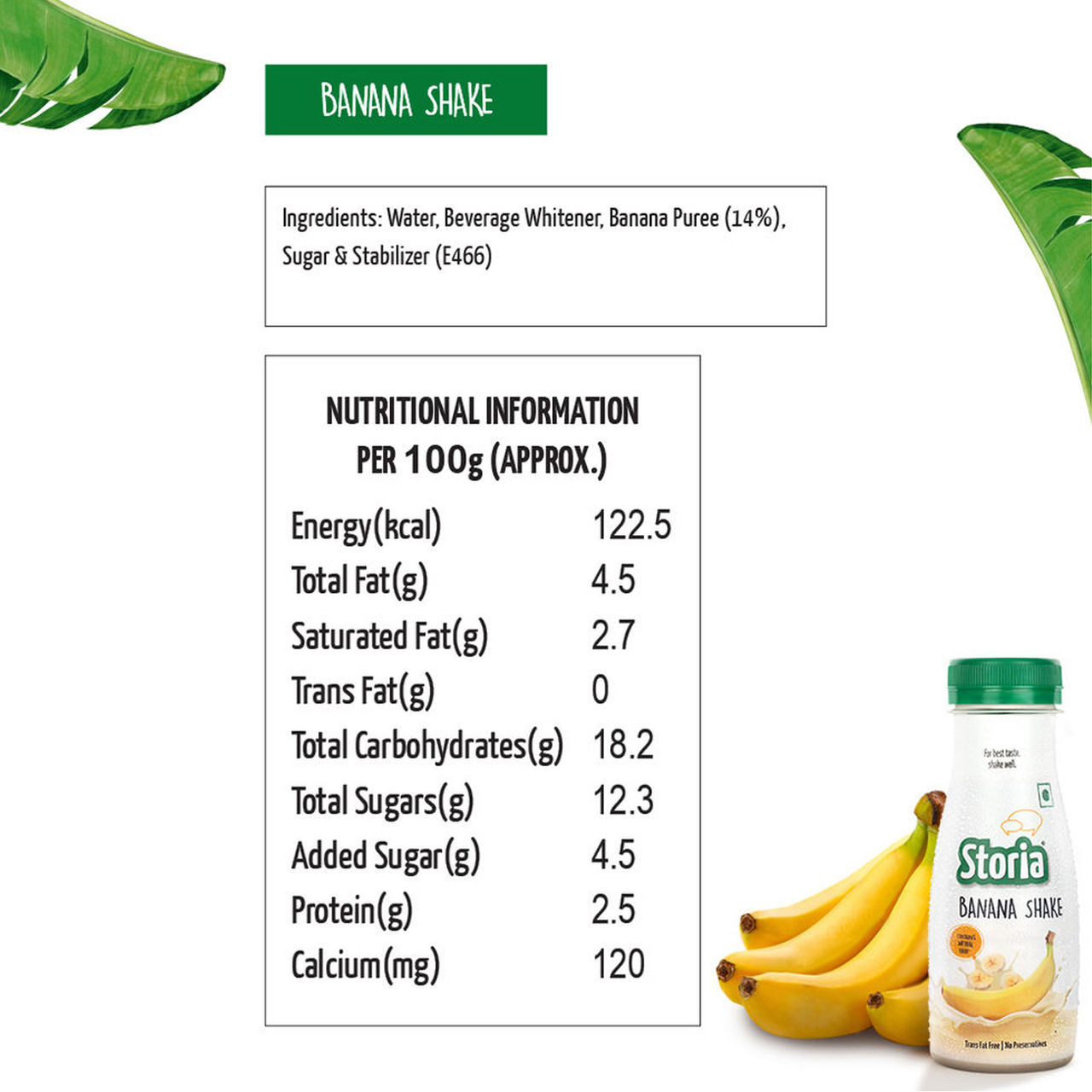 Storia Banana Milkshake