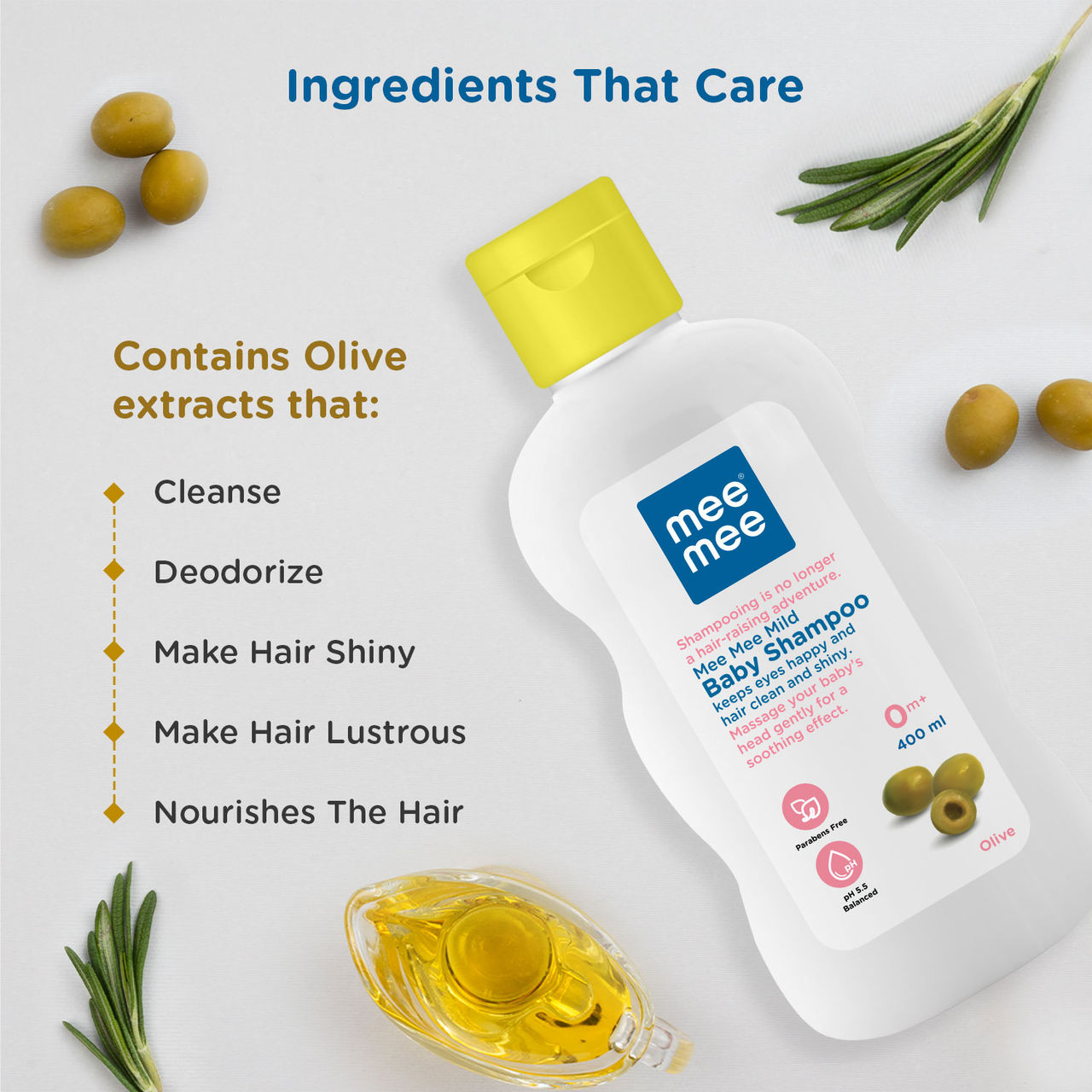 Mee Mee Mild Baby Shampoo For Kids | 0+ months