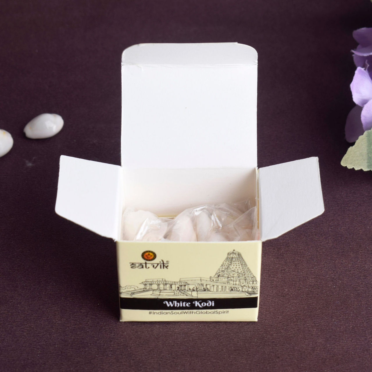 Satvik White Kaudi For Puja