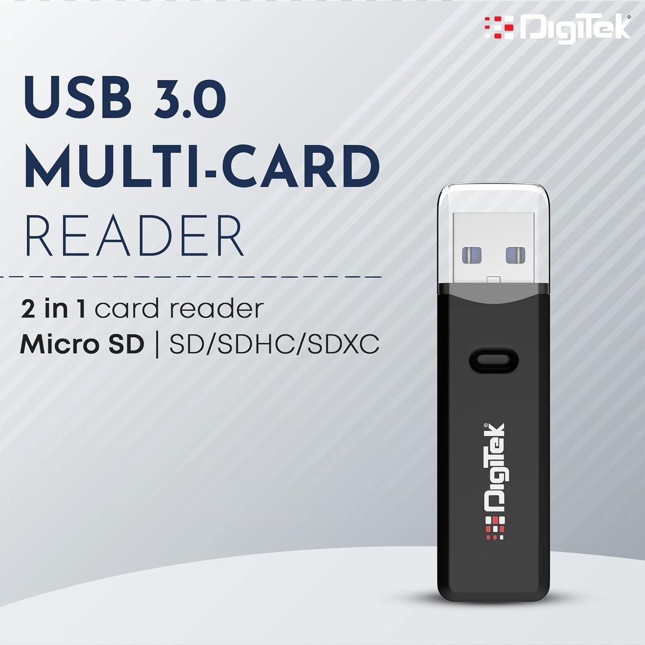 Digitek Dcr 006 Usb 3.0 High Speed 2 In 1 Multi Card Reader With Led Indicator,Upto 5 Gbps Download