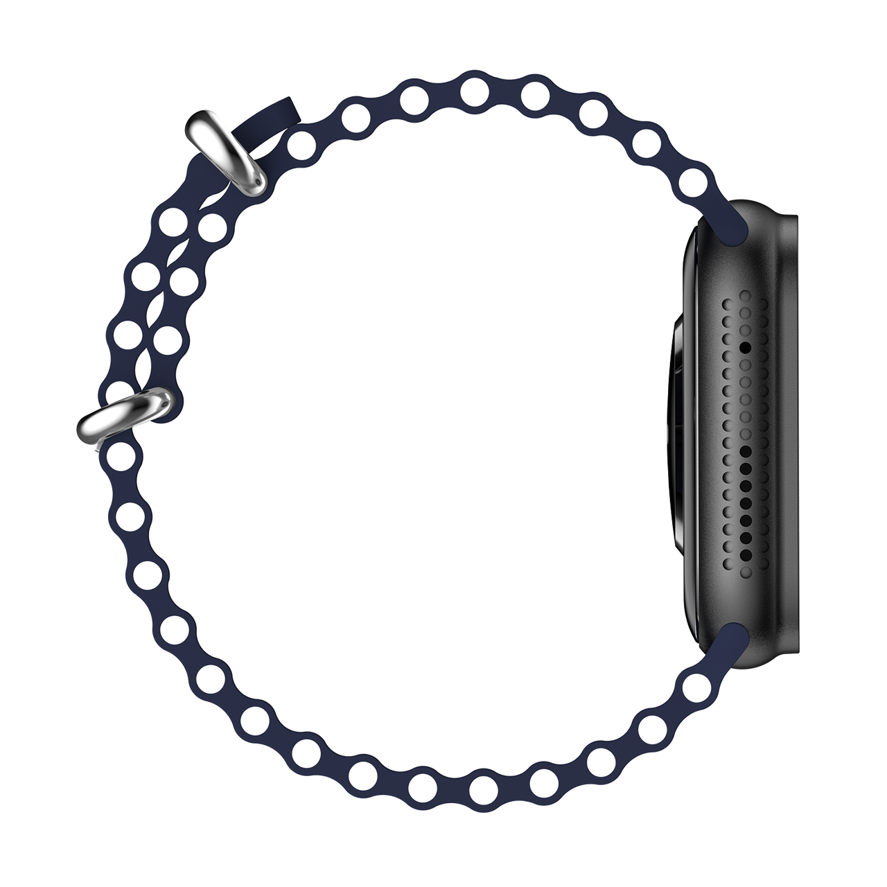 Fire-Boltt Warrior Smartwatch | 1.96" AMOLED Display | BT Calling - Navy Blue