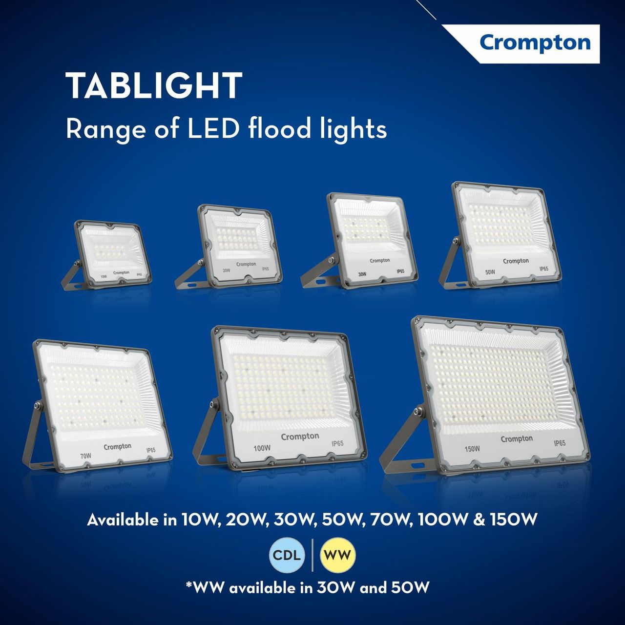 Crompton Flood IP 65 TabLight 20W | Cool White