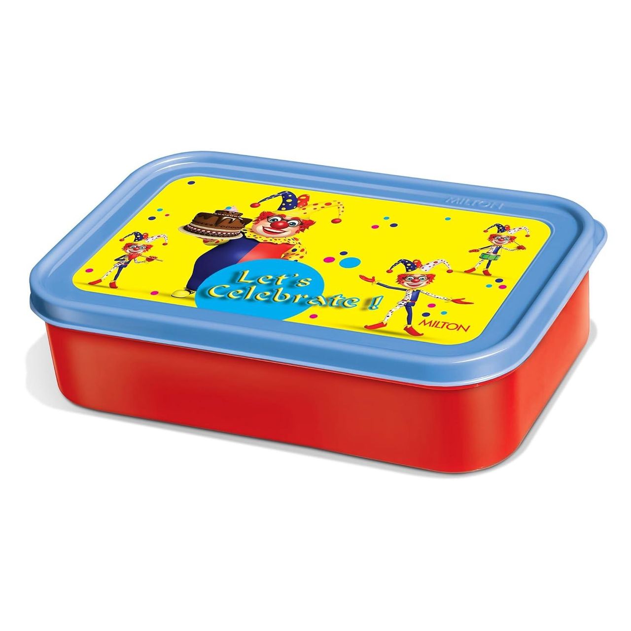 Milton School Time Plastic Lunch Box(Pack Of 1) (Colour May Vary)